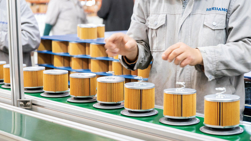 Wuxi hekuang Intelligent Technology Co., Ltd. ligne de production en usine